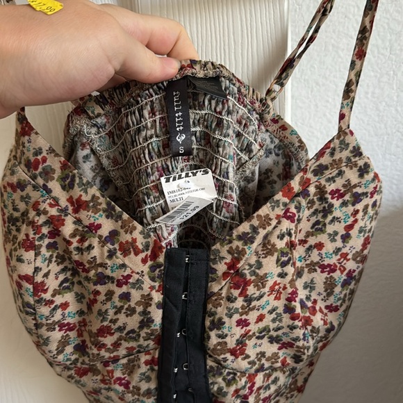 Tilly’s FULL TILT Hook N Eye Womens Eyelet Corset - Picture 2 of 4